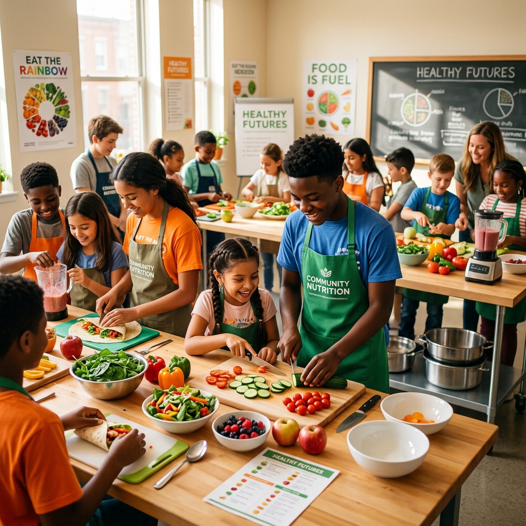 Niños y jóvenes en programas comunitarios de Fundalife
